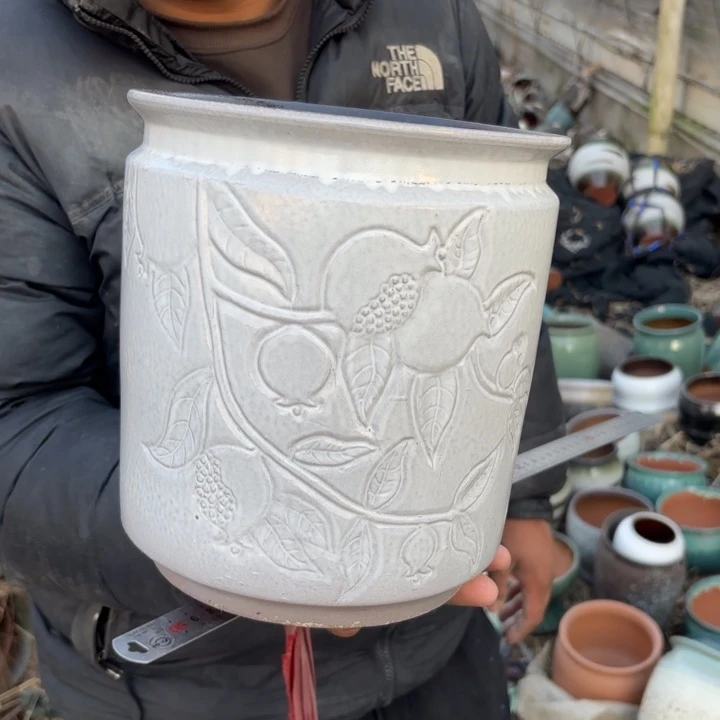 红陶口径 高度 花盆 21 23