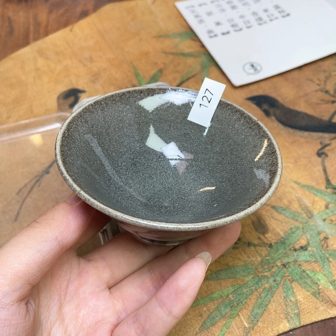 茶盏127 福临号建盏柴烧薄胎微瑕