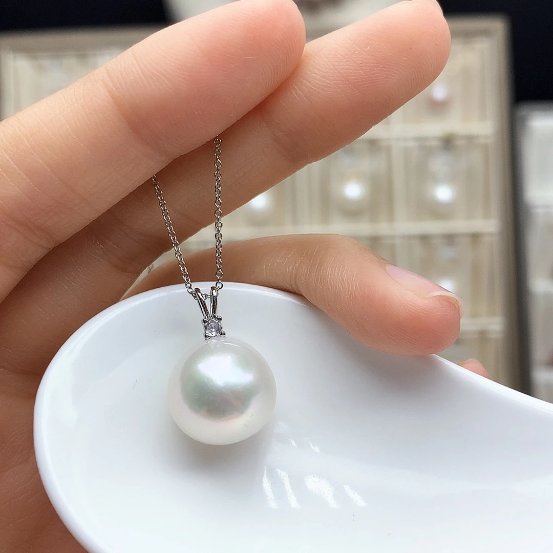 颈饰合金淡水珍珠