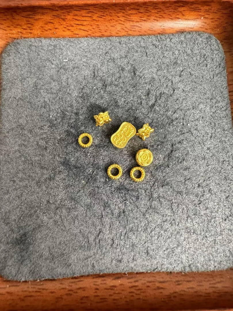 足金999 古法工艺招财纳福麻花跑环