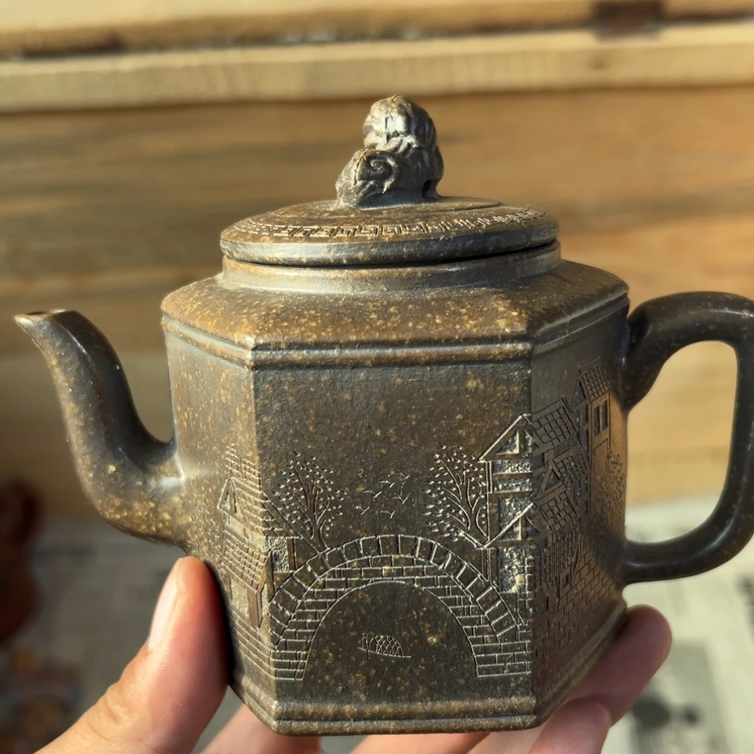 茶壶紫砂老厂紫砂壶一件！