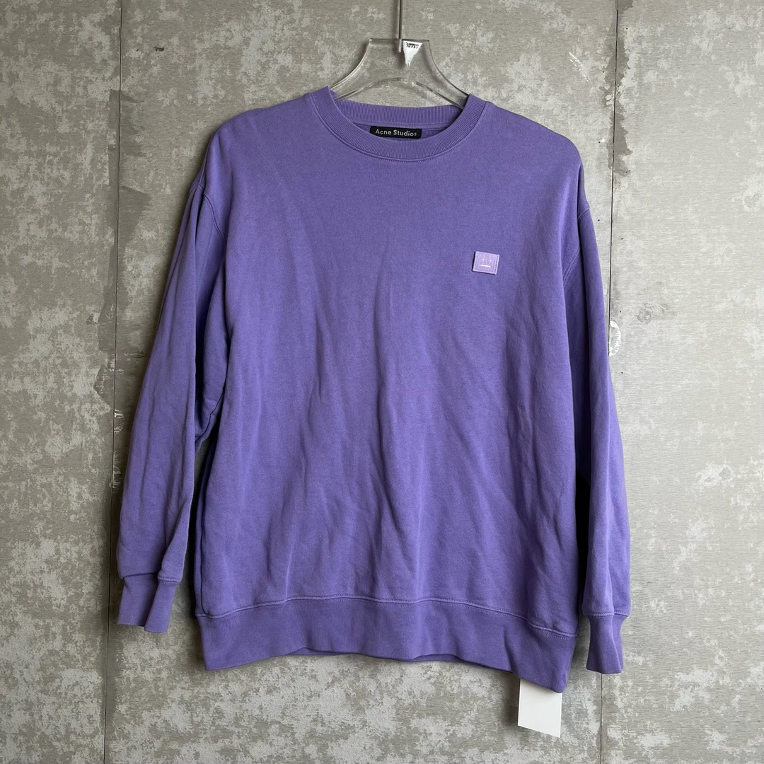 99新 WE11 DONE XXS*1/acne studio/笑脸logo圆领卫衣/12445/JP