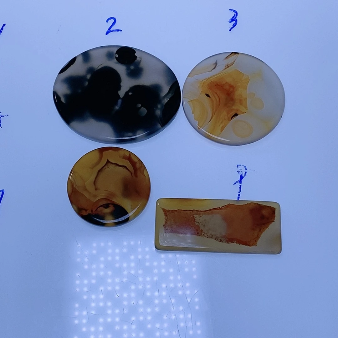 玛瑙/玉髓珠宝半成品未镶嵌乐*
