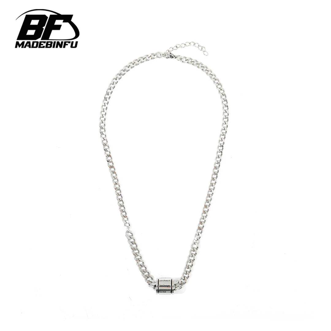 钛钢项链 BINFU2025年春季新款钛钢潮流百搭项链