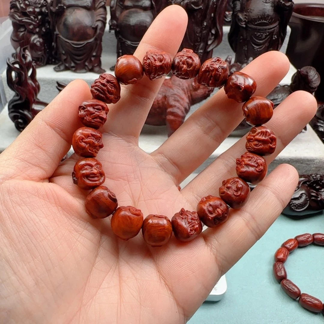 小叶紫檀手串/手链沣十八罗汉