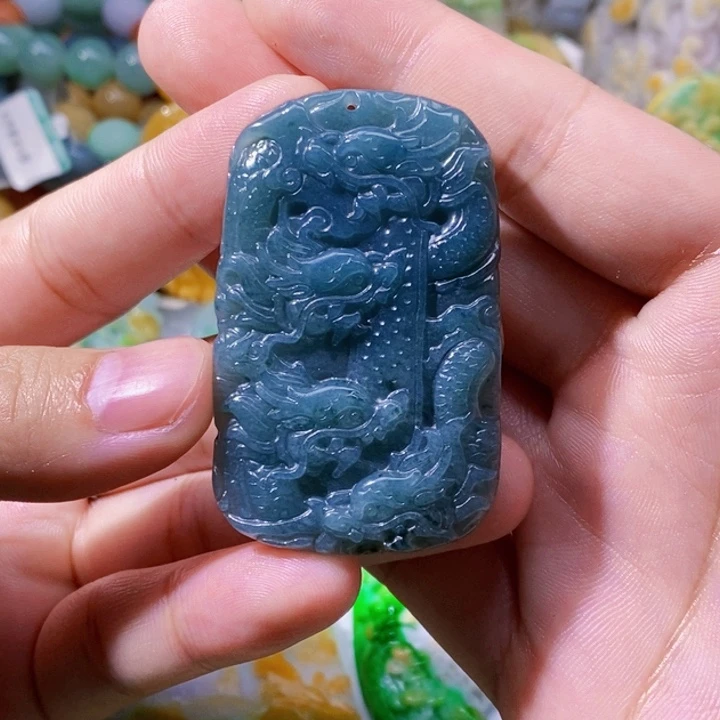 颈饰未镶嵌翡翠翡翠九龙