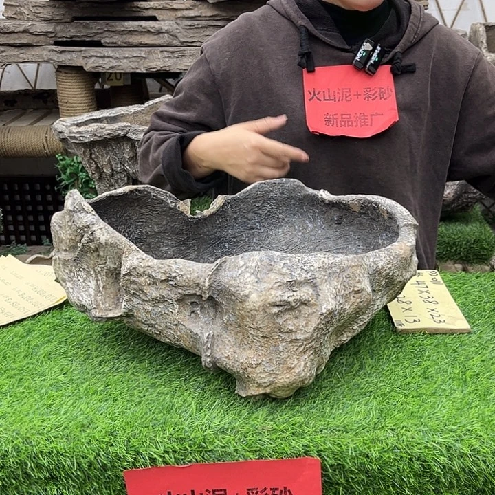 盆景异形花盆鱼缸p2-011