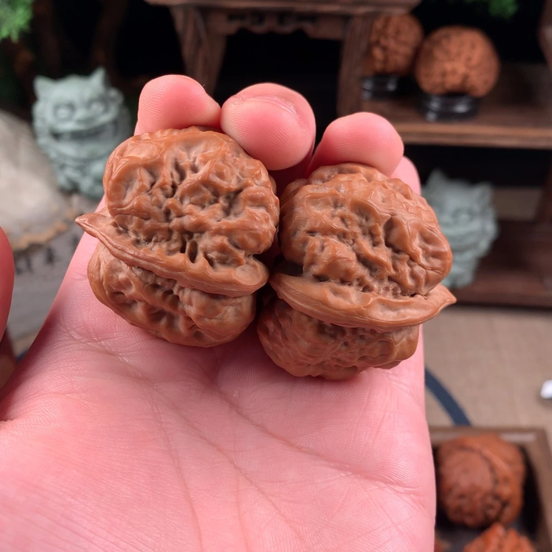 把件文玩核桃41全品三角蛙