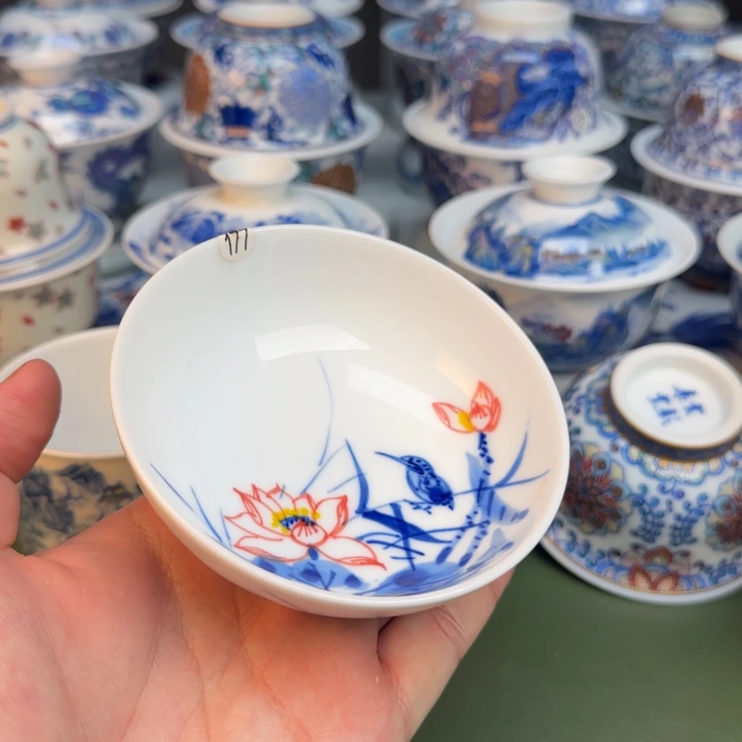 彦祖纯手工手绘茶具177