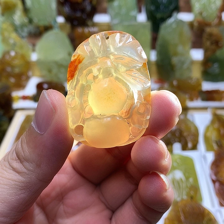 蛇纹石玉未镶嵌珠宝半成品