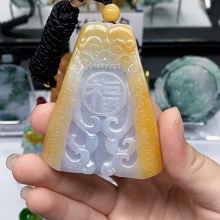 颈饰未镶嵌翡翠翡翠A货