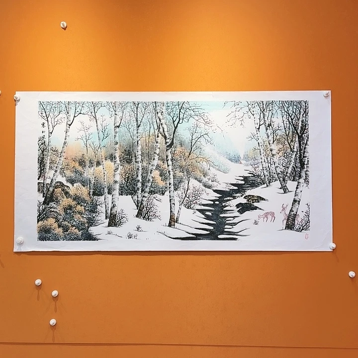 国画书法作品多次参加