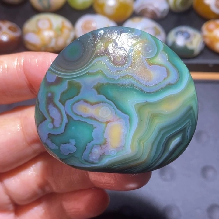 未镶嵌玛瑙/玉髓珠宝半成品25