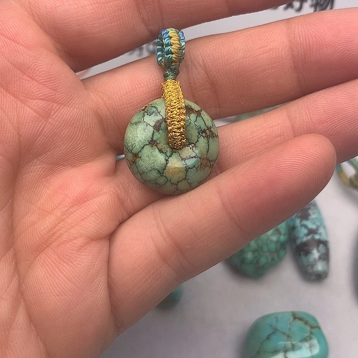 绿松石未镶嵌吊坠(不含链)