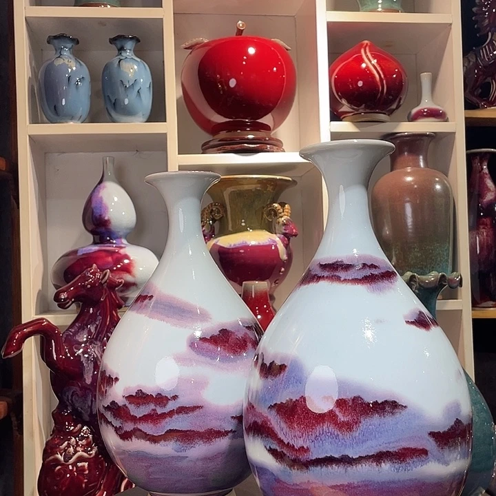 摆件陶钧瓷无双窑变无对