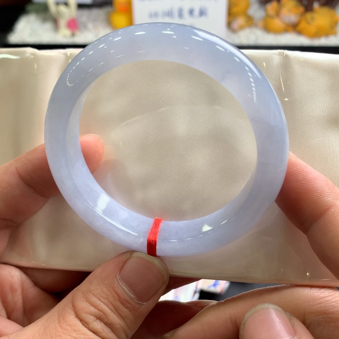 翡翠未镶嵌手镯54正圈