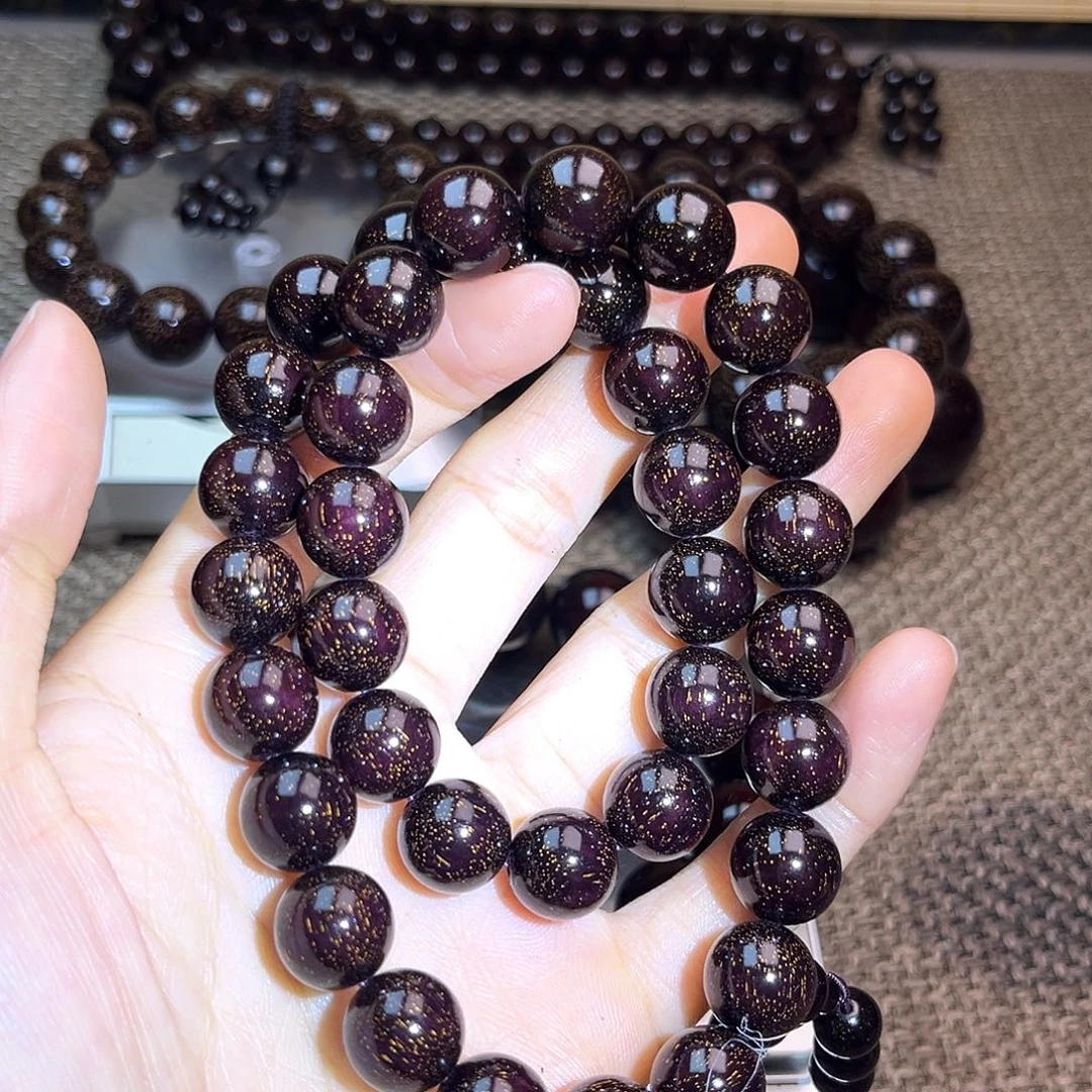 一***子檀香紫檀（小叶紫檀）1.2 38颗 满星