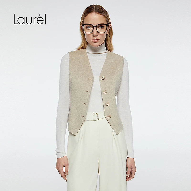 Laurel劳芮25秋新款马甲LWD364D01700