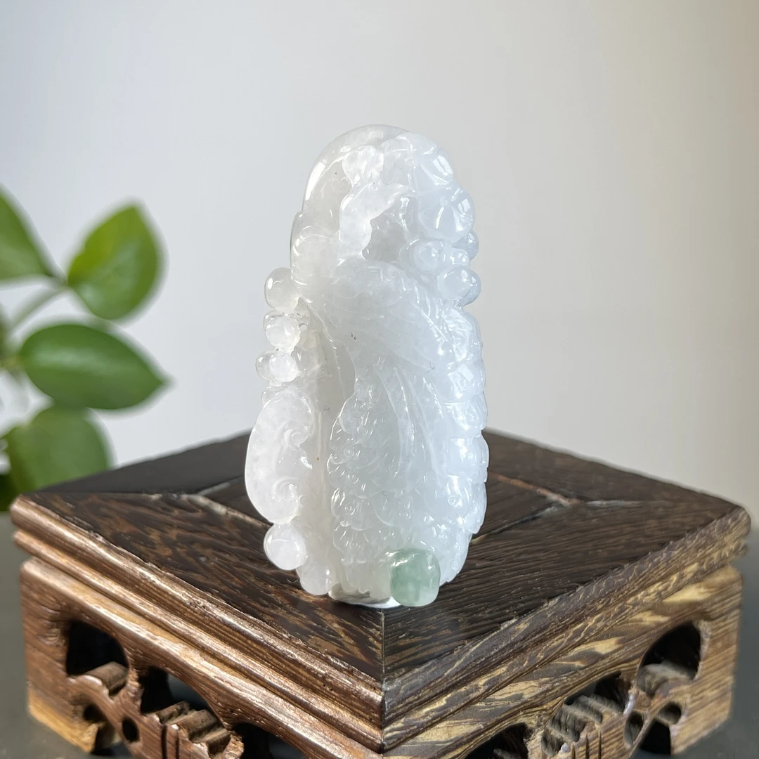 JYB24-49  天然缅甸A货翡翠  凤牌