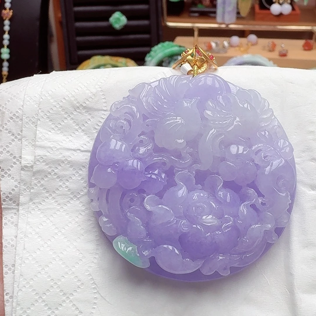 颈饰未镶嵌翡翠翡翠吊坠