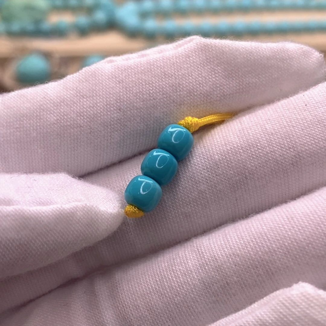 绿松石未镶嵌珠宝奇石5.5mm