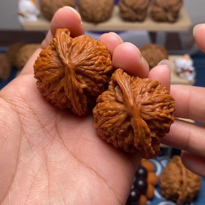 把件桃核盘山公子帽
