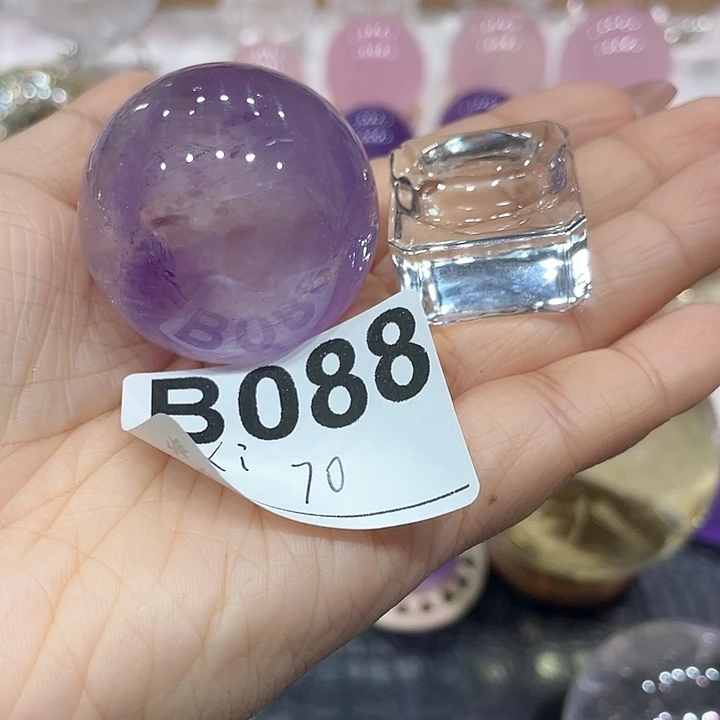 球未镶嵌水晶X紫水晶
