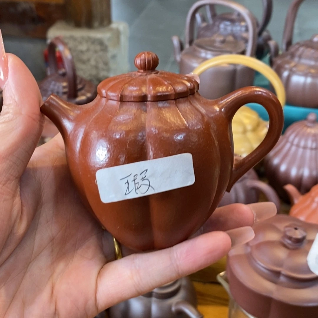 茶壶紫砂原矿泥料手工壶直播间