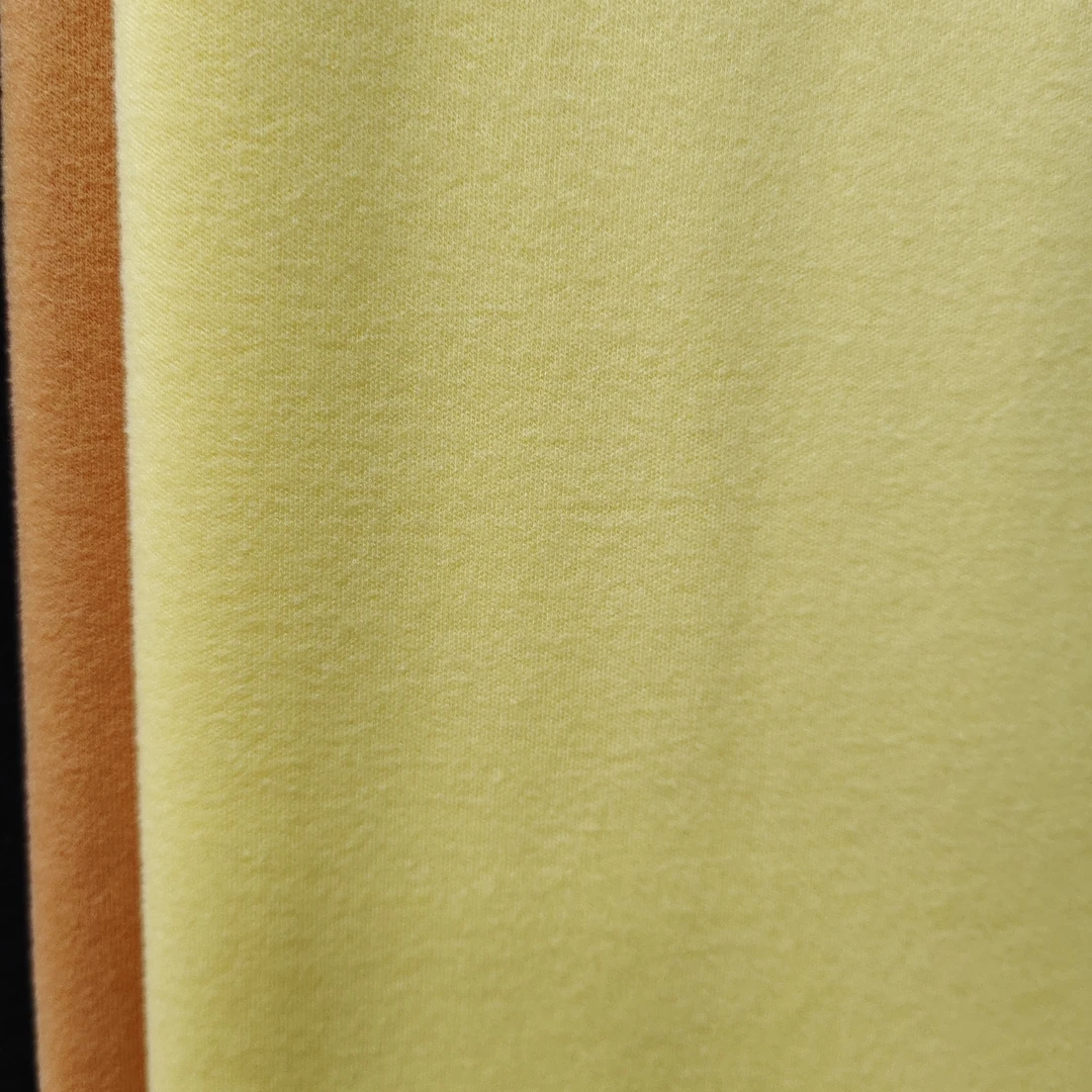 老奥绒布料 黄色