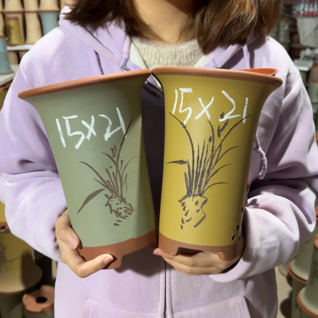 宜兴川阁紫砂花盆