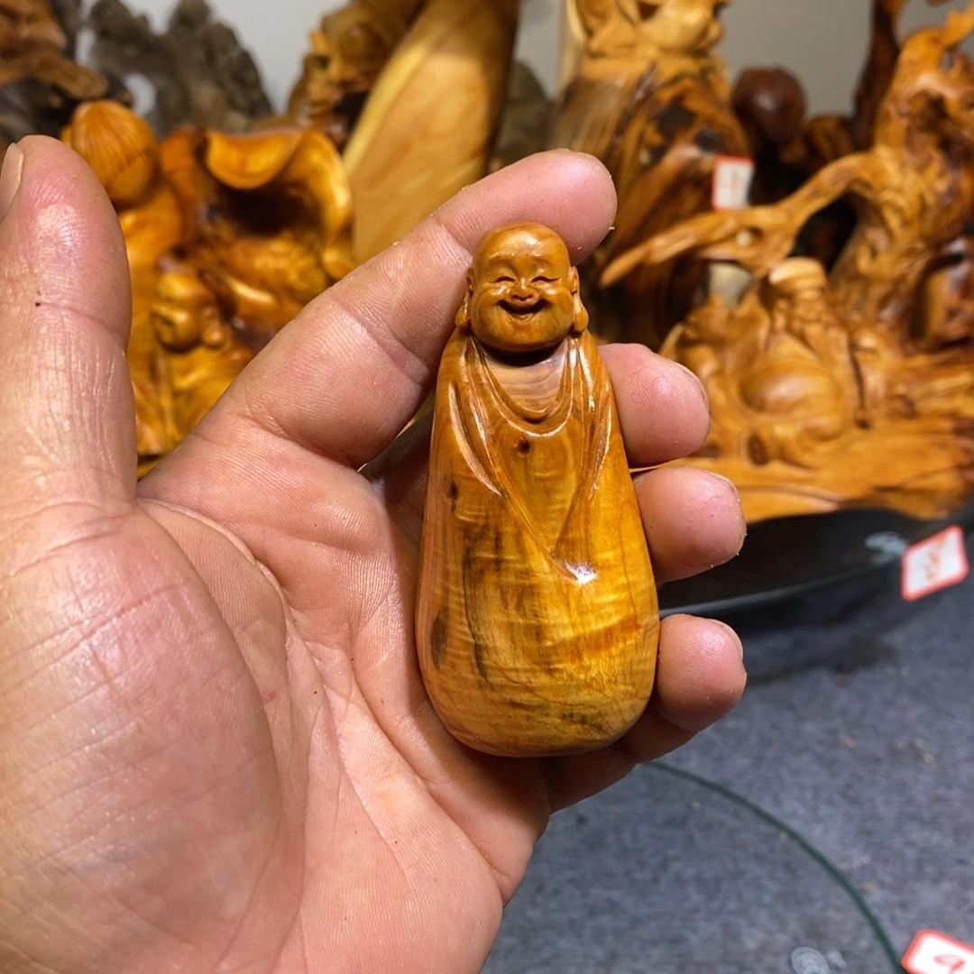 柏木（崖柏）木雕工艺品摆件家居装饰手把件