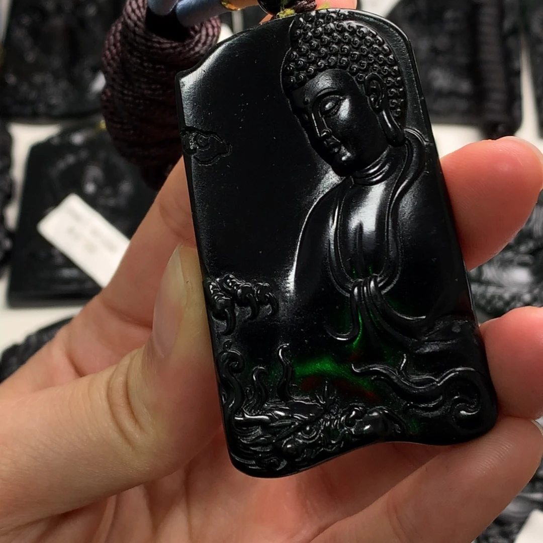 天然a货钢琴黑挂件