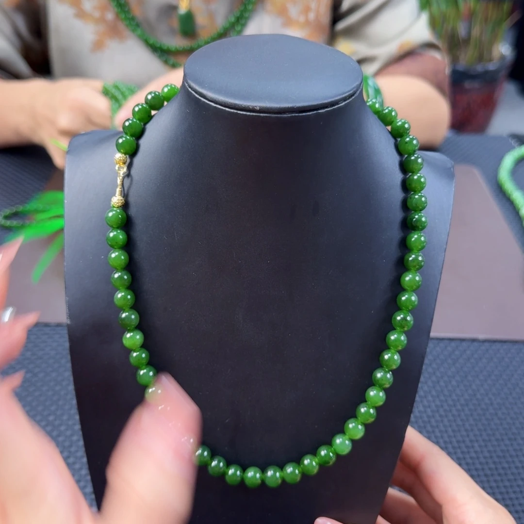 和田玉（碧玉）未镶嵌颈饰卡8