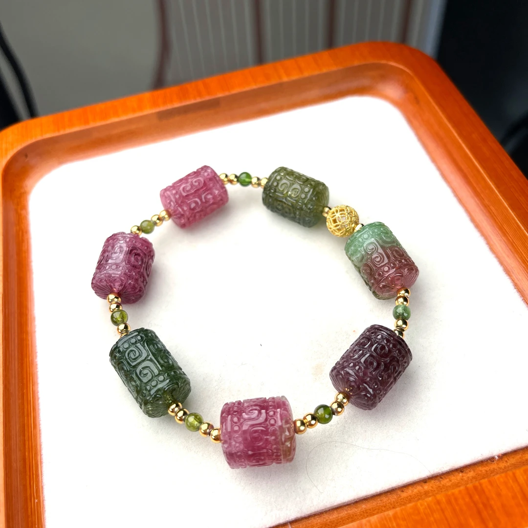 (直播同价)手链 925 碧玺 手串 轻奢百搭(带证)