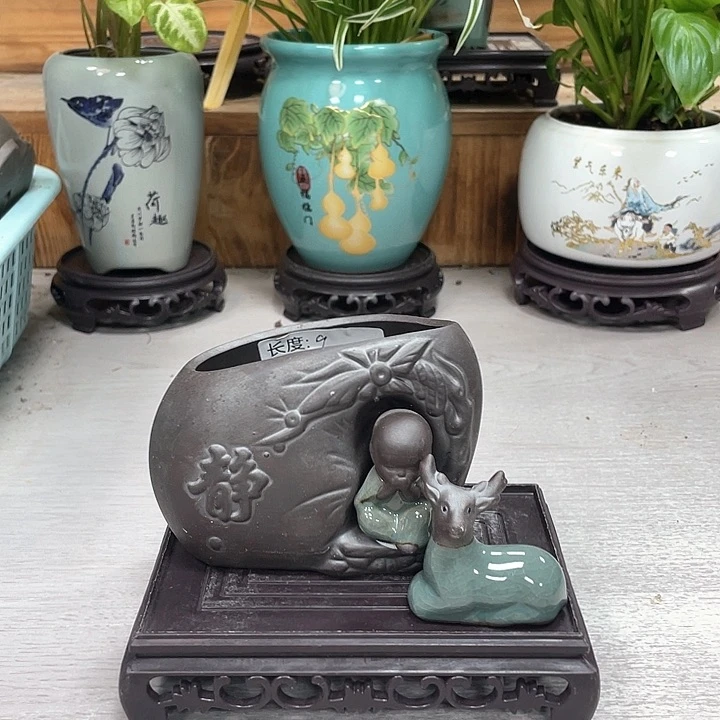 陶瓷花盆精美紫砂花盆