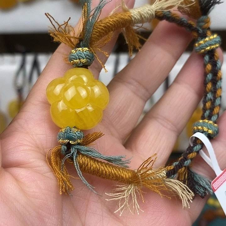 蜜蜡未镶嵌珠宝奇石手牌