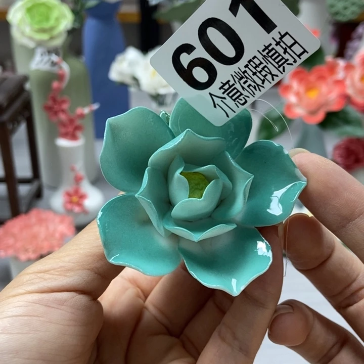 陶瓷手工制作陶瓷花