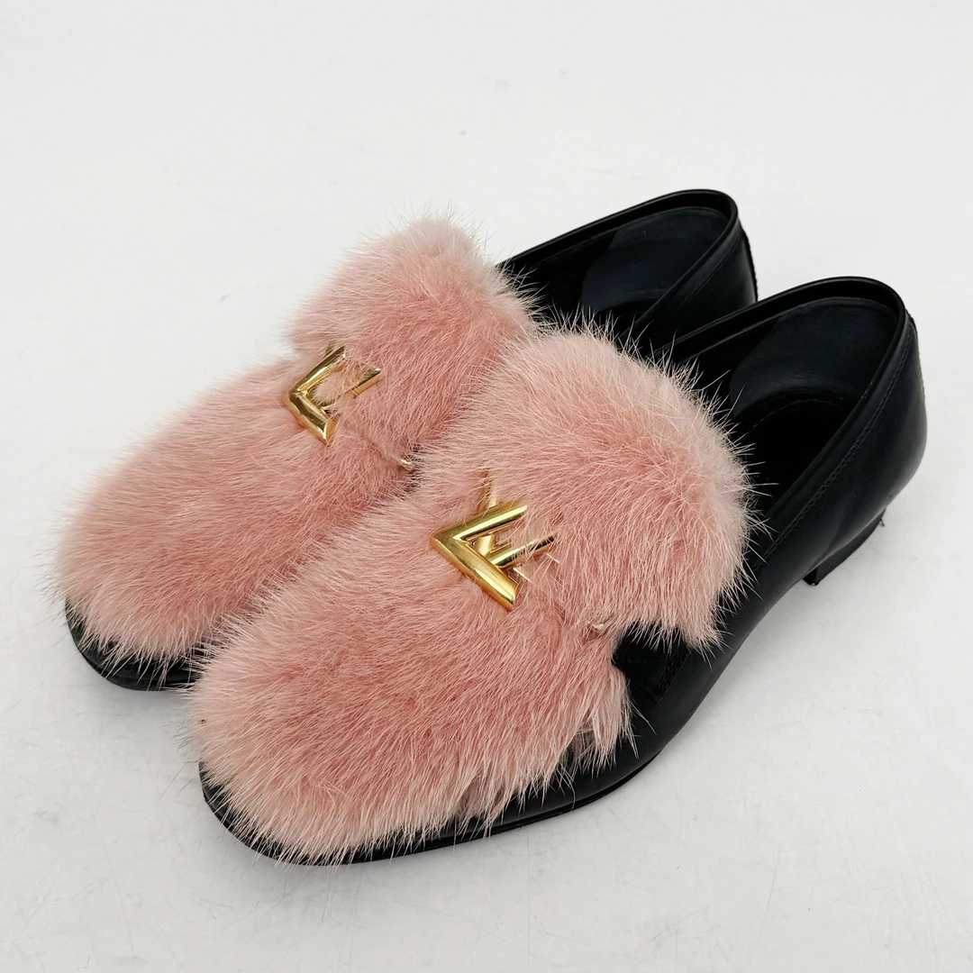 95新 LouisVuitton/路易威登 35.5码/LV/乐福鞋/98新/jm07361