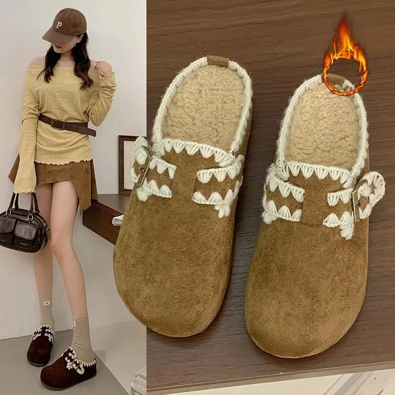 LL552新款加绒博肯拖鞋