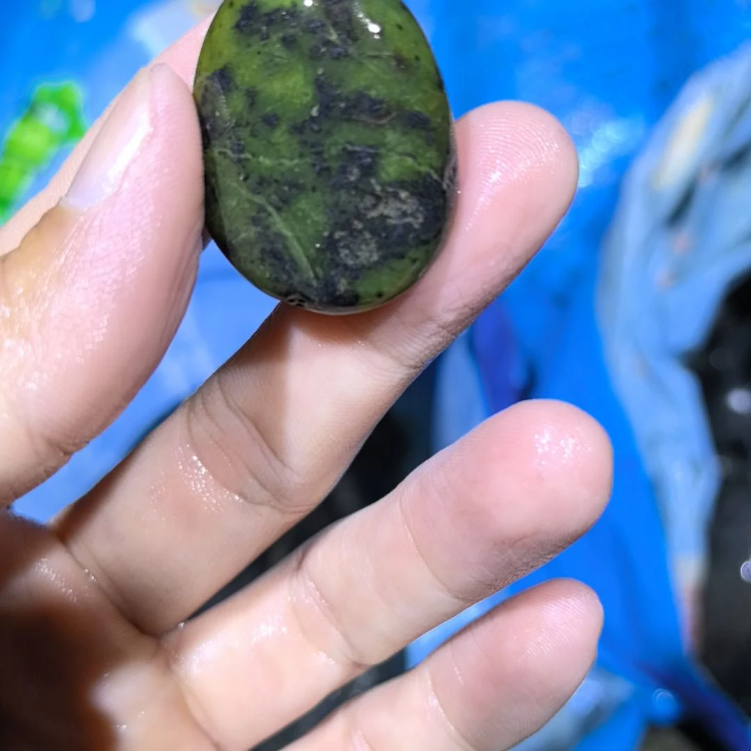 真***叶木藏玉药王石原石一个