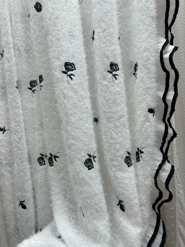 【小玫瑰】法式成品窗帘卧室客厅阳台落地窗定制窗帘