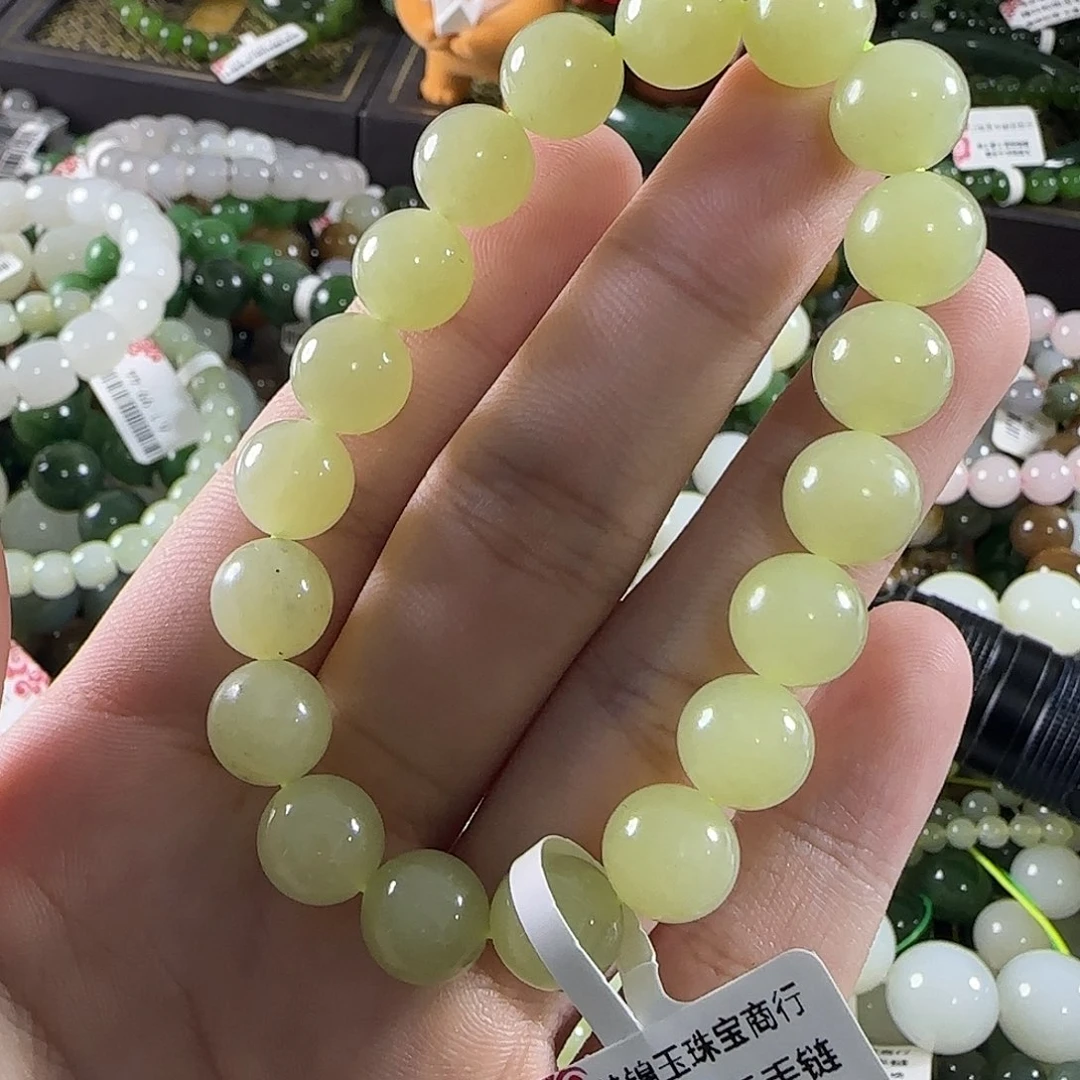 和田玉未镶嵌手链154