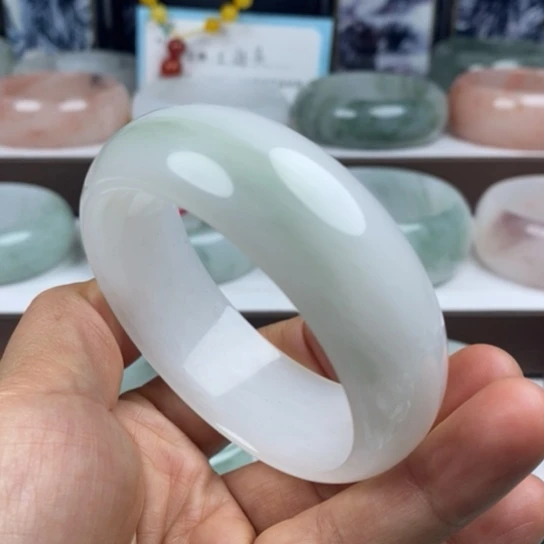 石英质玉（金丝玉）未镶嵌手镯