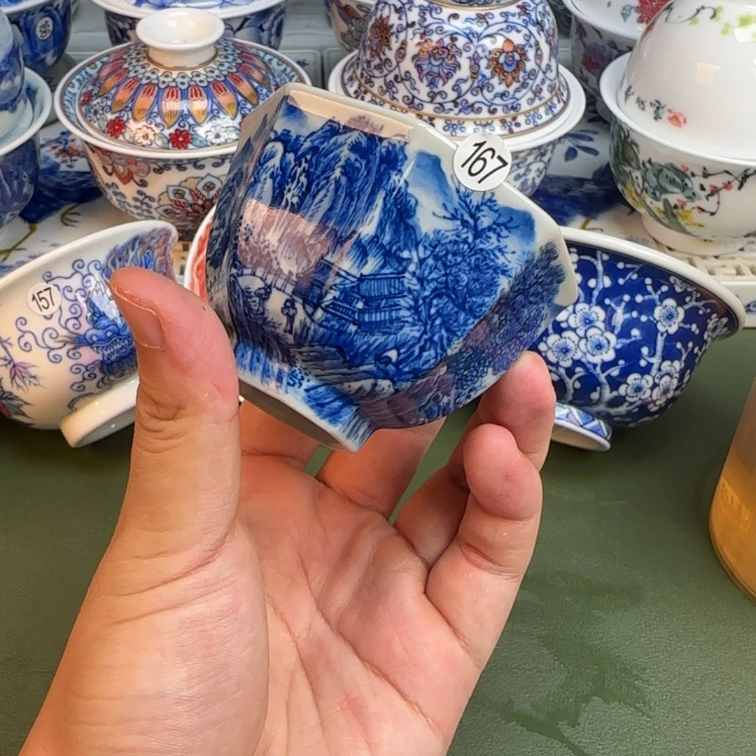 彦祖纯手工手绘茶具167