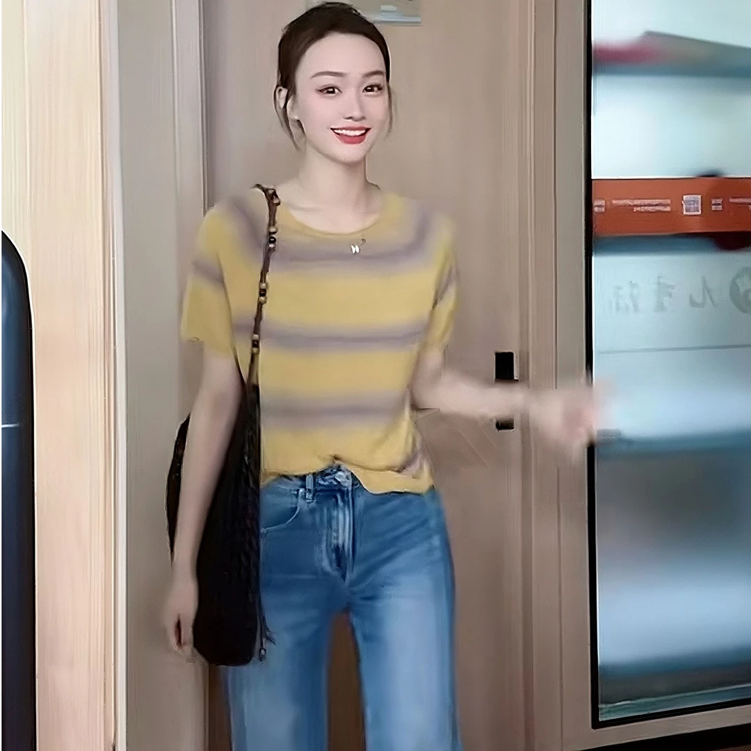 【英琪7-20】（01-100）夏季桑蚕丝天丝新款宽松时尚温婉大方衣服