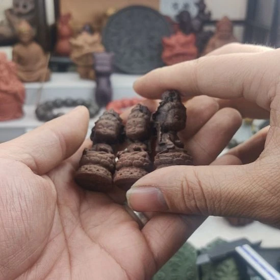 泥塑龙涎玫瑰香方小观音姐姐香塑微瑕