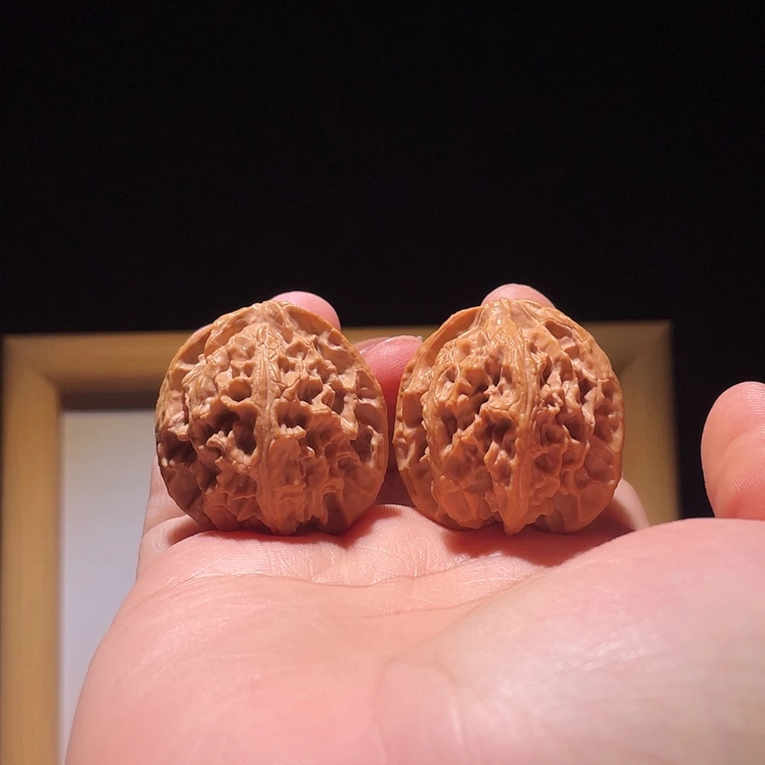 把件文玩核桃35全品苹果园