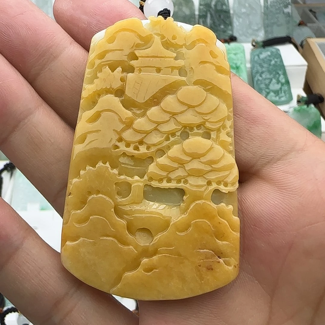 颈饰未镶嵌翡翠翡翠