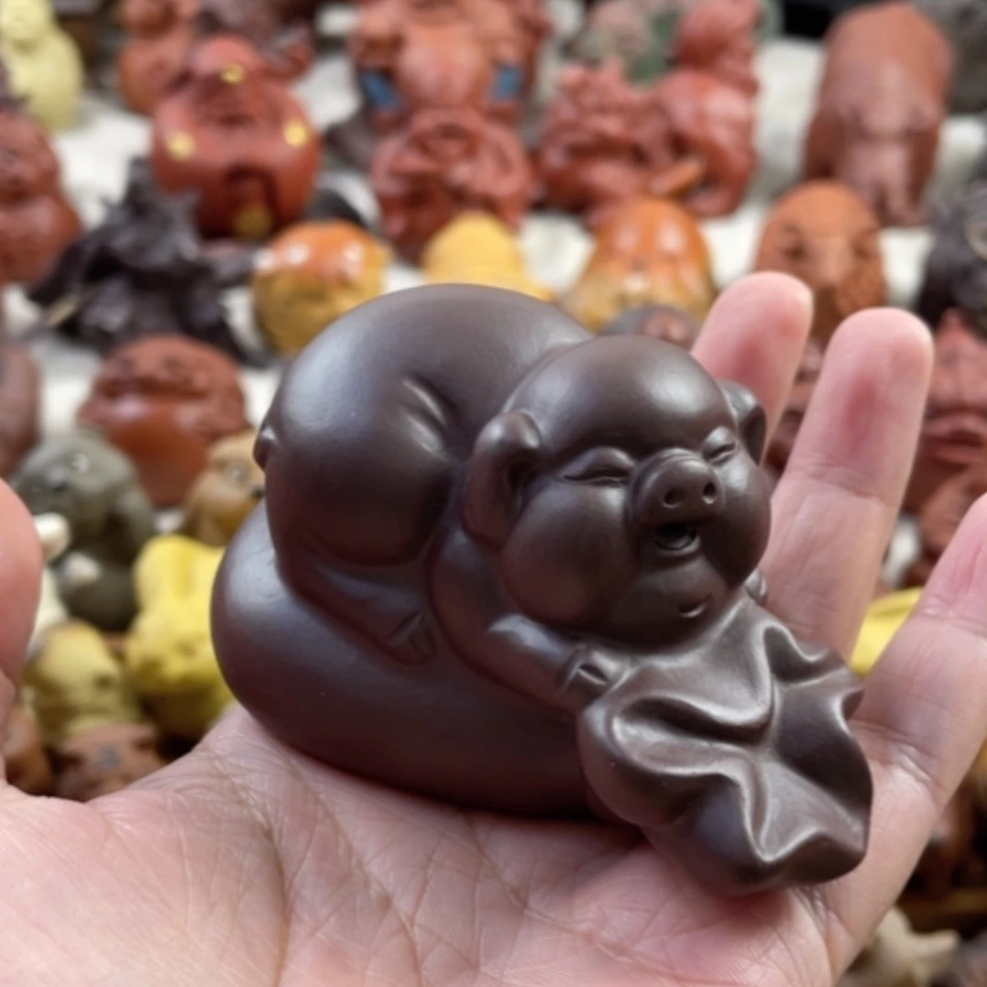 【闪购商品】紫砂茶宠紫砂小猪