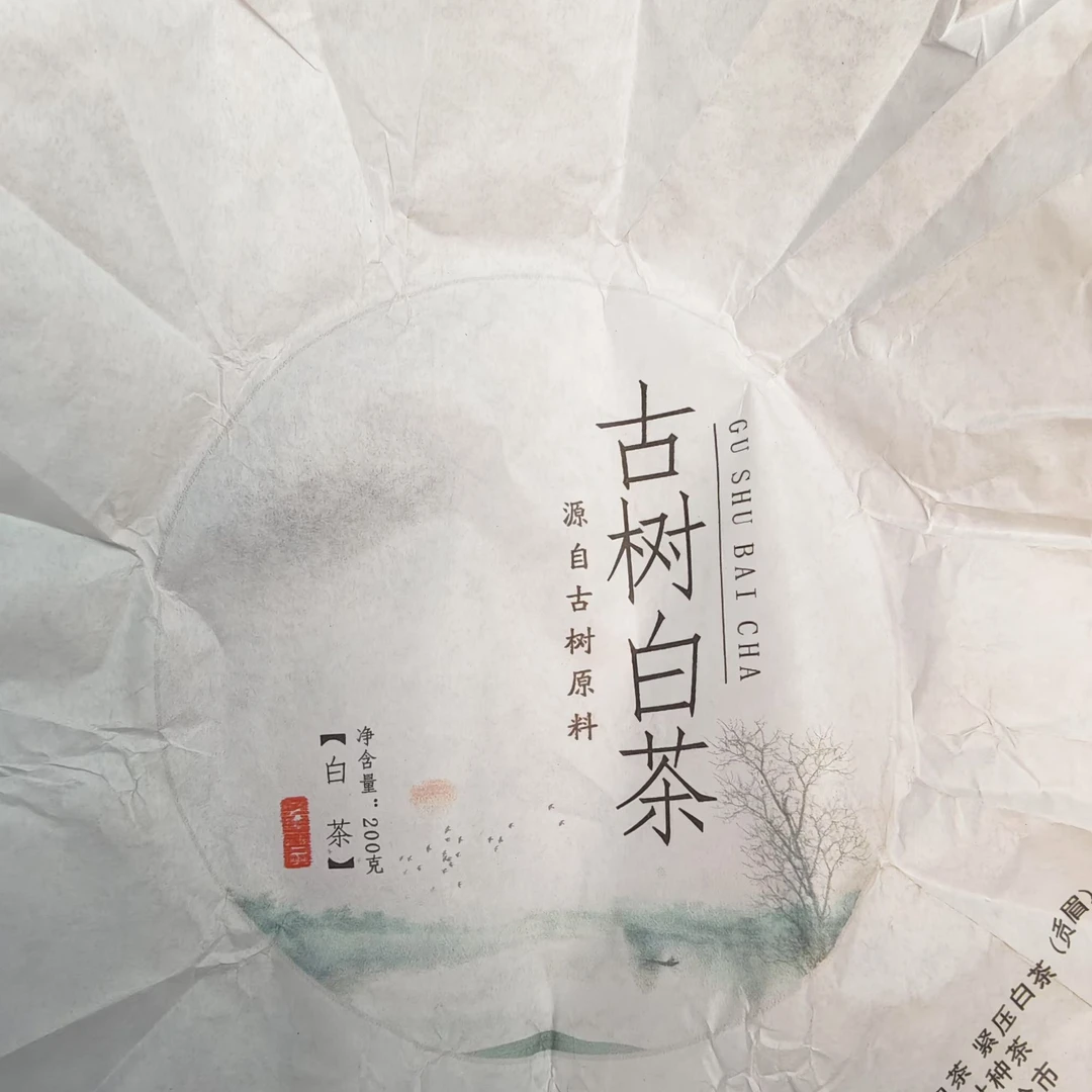 【137号】2-24  2024年 小勐峨古树白茶 饼茶  200g